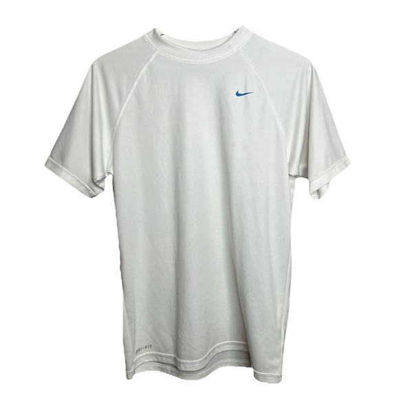 White Men’s Nike Dri Fit Shirt - Picture 1 of 7